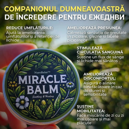NuroBalm | Ameliorează senzația de picioare grele și obosite încă de la prima aplicare – efect vizibil în maximum 14 zile