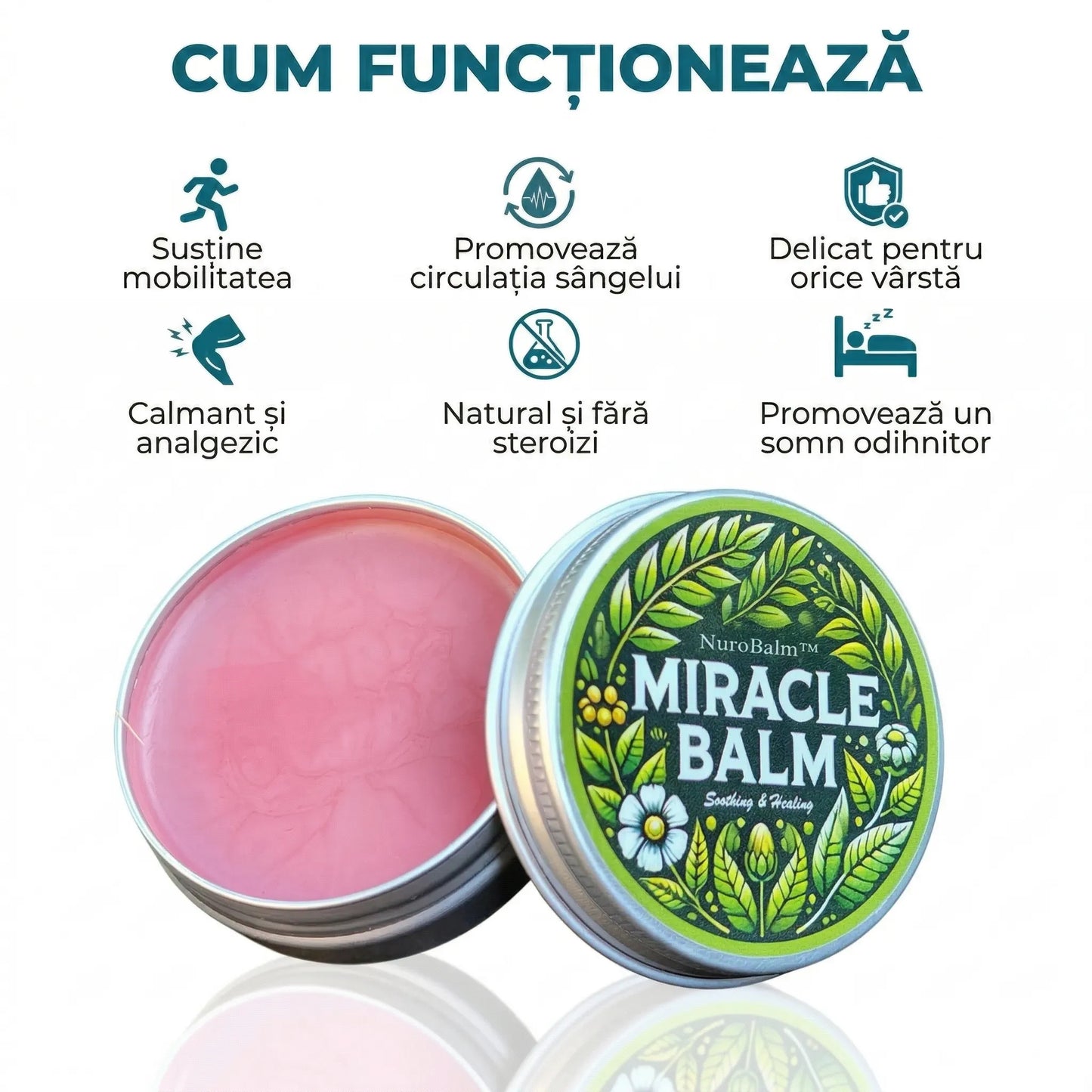 NuroBalm | Ameliorează senzația de picioare grele și obosite încă de la prima aplicare – efect vizibil în maximum 14 zile